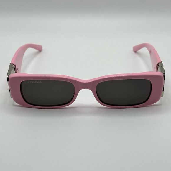 BALENCIAGA Sunglasses BB0096S 012 Pink/Silver/Grey NEW main image 6
